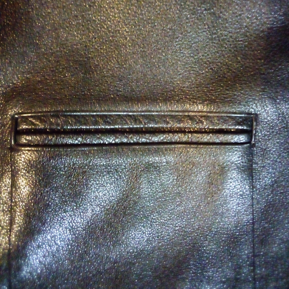 Wilson Leather Motorcycle Biker Western Vest Men's Xl Black RN No. 39426 - Picture 4 of 11